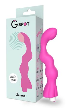 G-SPOT - GEORGE VIBRADOR PUNTO G ROSA CHICLE