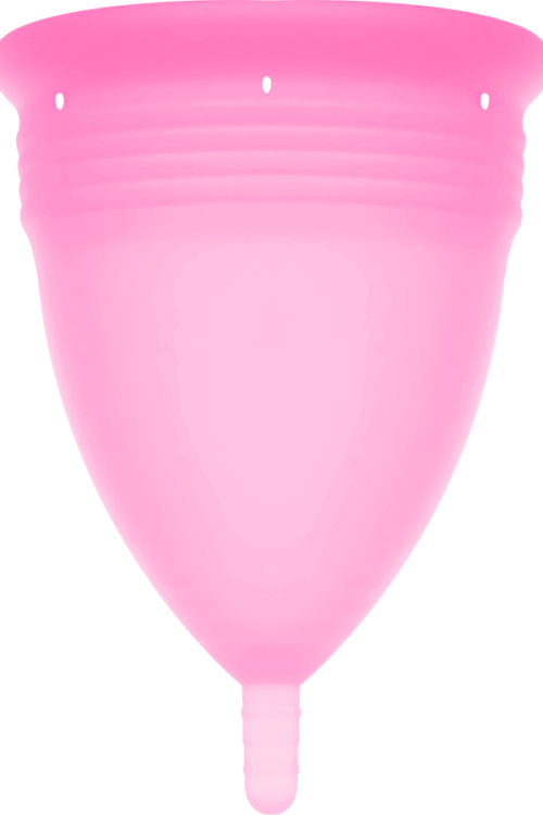 STERCUP – COPA MENSTRUAL FDA SILICONA ROSA – TALLA S
