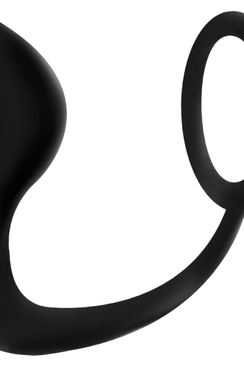 ADDICTED TOYS – PLUG ANAL CON ANILLO PENE NEGRO