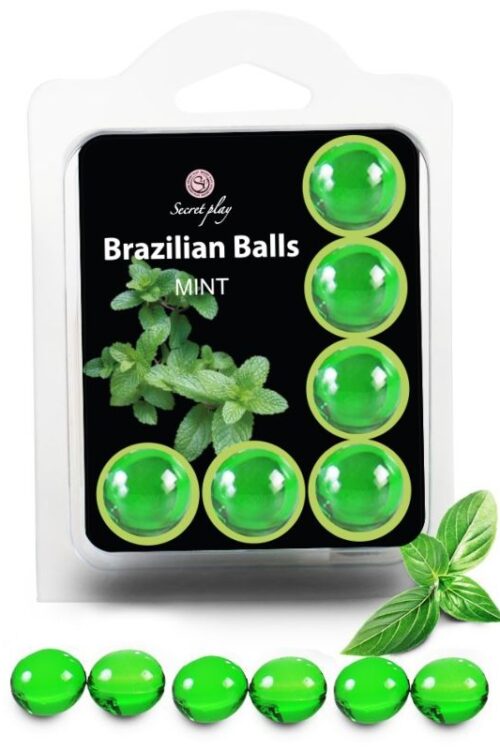 SECRETPLAY – SET 6 BRAZILIANS BALLS MENTA