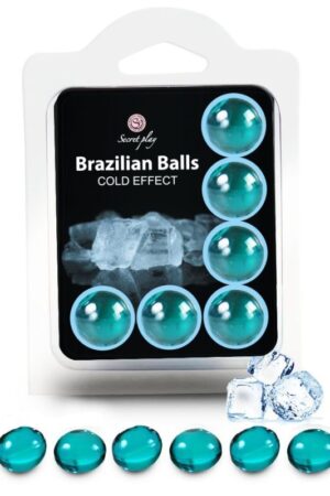 SECRETPLAY - SET 6 BRAZILIAN BALLS EFECTO FRIO