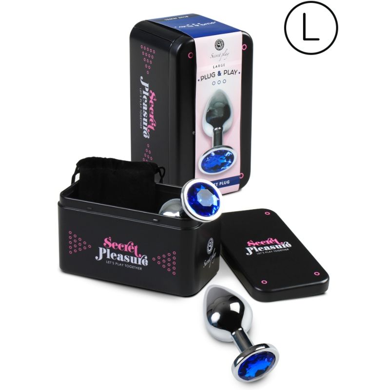 SECRETPLAY - PLUG ANAL AZUL L - Imagen 2