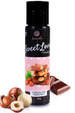 SECRETPLAY - GEL SWEET LOVE CHOCOLATE CON AVELLANAS 60 ML