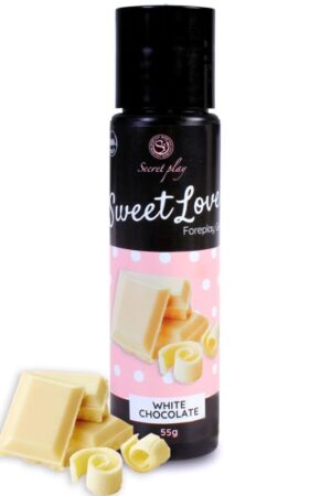 SECRETPLAY - GEL SWEET LOVE CHOCOLATE BLANCO 60 ML