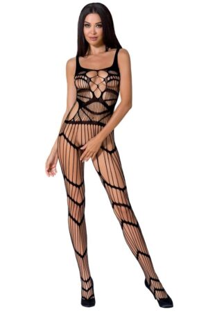 PASSION - WOMAN BS058 BODYSTOCKING NEGRO TALLA ÚNICA