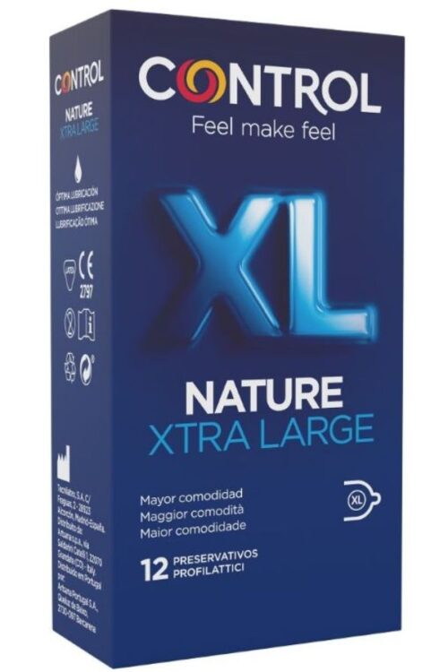 CONTROL – ADAPTA NATURE XL PRESERVATIVOS 12 UNIDADES