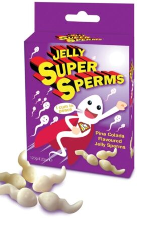 SPENCER & FLEETWOOD - JELLY SUPER SPERM GOMINOLAS FORMA ESPERMA 120 GR