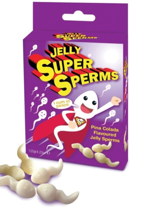 SPENCER & FLEETWOOD – JELLY SUPER SPERM GOMINOLAS FORMA ESPERMA 120 GR