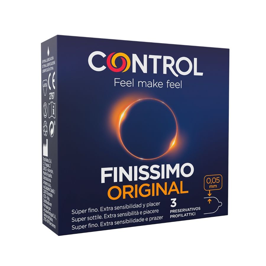 CONTROL – FINISSIMO PRESERVATIVOS 3 UNIDADES