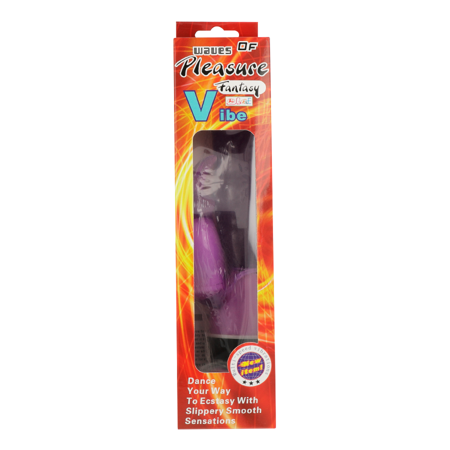 BAILE - WAVES OF PLEASURE FANTASY VIBRADOR CON RABBIT LILA 23 CM - Imagen 2