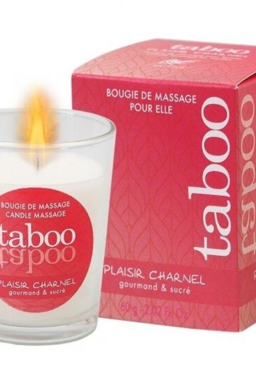 RUF – TABOO VELA DE MASAJE PARA ELLA PLAISIR CHARNEL AROMA FLOR DE CACAO