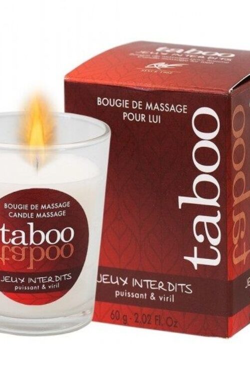 RUF – TABOO VELA DE MASAJE PARA ÉL JEUX INTERDITS AROMA LIQUEN SALVAJE