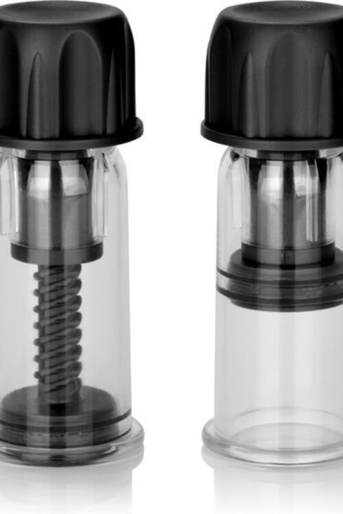 CALEXOTICS – VACCUM TWIST SUCCIONADORES PEZONES NEGRO