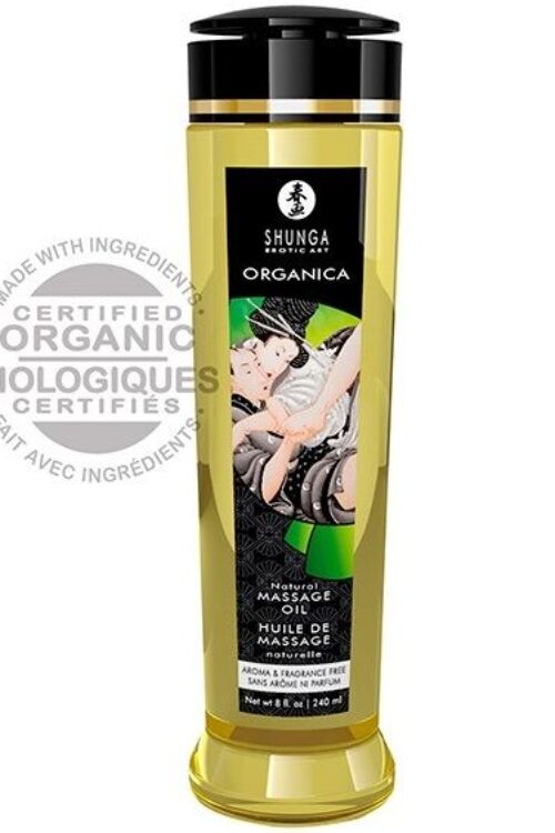 SHUNGA – ACEITE DE MASAJE ORGÁNICO NATURAL 240 ML
