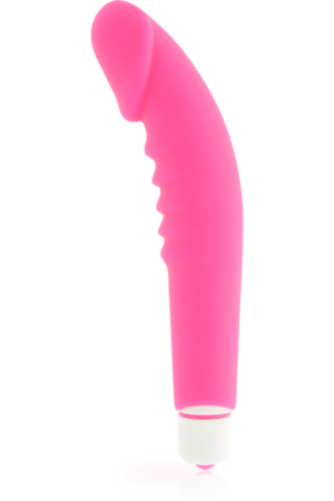 DOLCE VITA - REALISTIC PLEASURE VIBRADOR SILICONA ROSA