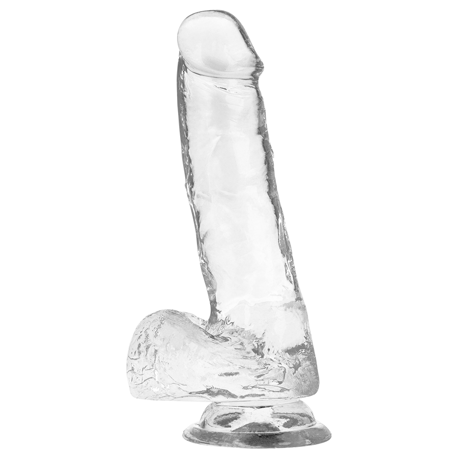 X RAY - CLEAR DILDO REALISTA TRANSPARENTE 18.5 CM -O- 3.8 CM - Imagen 5