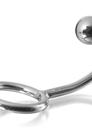 METAL HARD - COCK RING ANILLO CON GANCHO INTRUDER ANAL 45MM