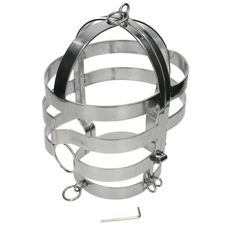 METAL HARD - MASCARA CON COLLAR ACERO - Imagen 2