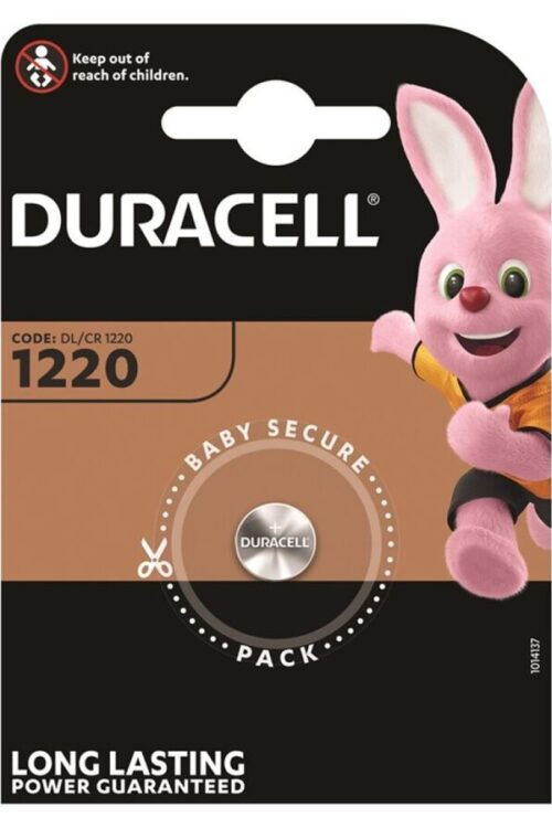 DURACELL – PILA BOTON LITIO CR1220 3V BLISTER*1