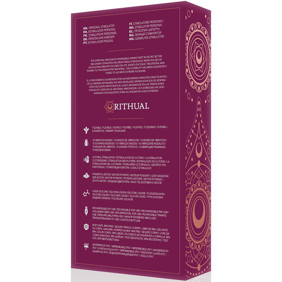 RITHUAL - ANUSARA MOTOR DUAL RECARGABLE 2.0 ORQUIDEA - Imagen 10