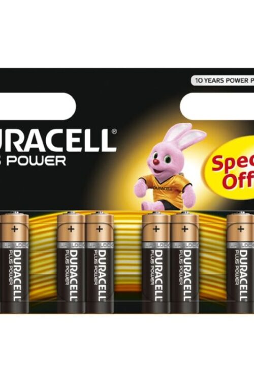 DURACELL – PLUS POWER PILA ALCALINA AA LR6 BLISTER*8