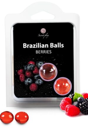 SECRETPLAY - BRAZILIAN BALLS FRUTAS DEL BOSQUE SET 2 BOLAS