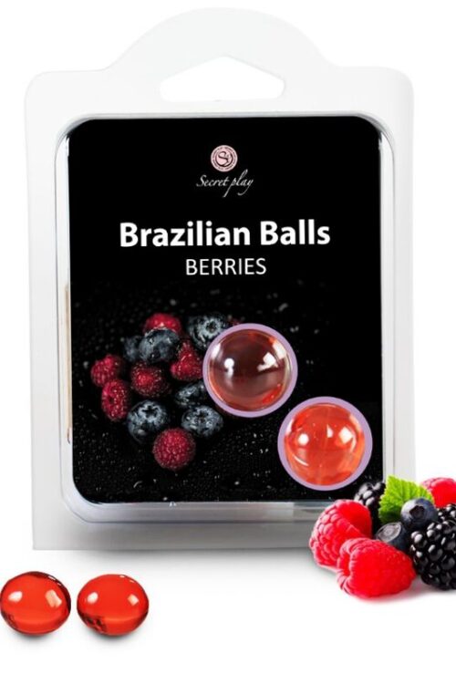 SECRETPLAY – BRAZILIAN BALLS FRUTAS DEL BOSQUE SET 2 BOLAS