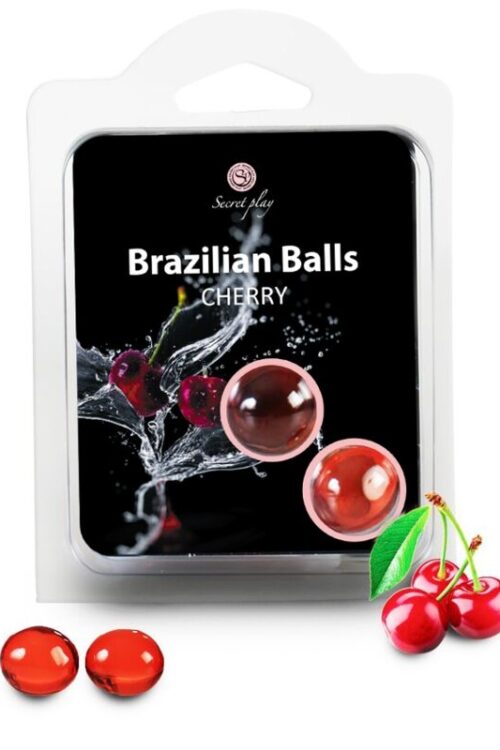 SECRETPLAY – BRAZILIAN BALLS CEREZA SET 2 BOLAS