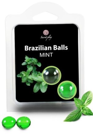 SECRETPLAY - BRAZILIAN BALLS MENTA SET 2 BOLAS