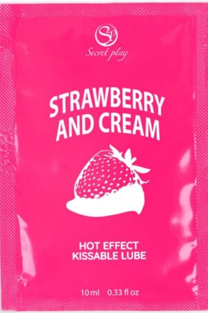 SECRETPLAY - MONODOSIS LUBRICANTE FRESAS & NATA 10 ML