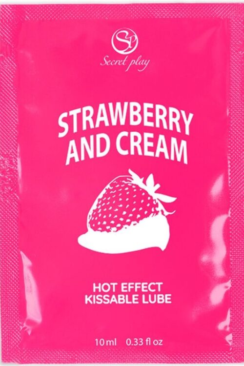SECRETPLAY – MONODOSIS LUBRICANTE FRESAS & NATA 10 ML