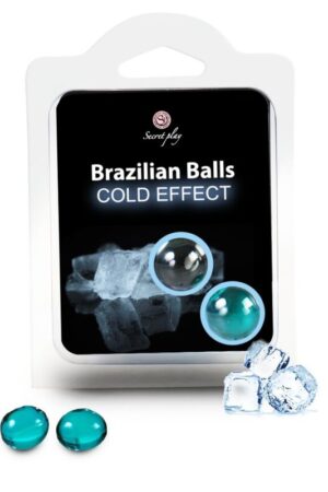 SECRETPLAY - BRAZILIAN BALLS EFECTO FRIO 2 UNIDADES