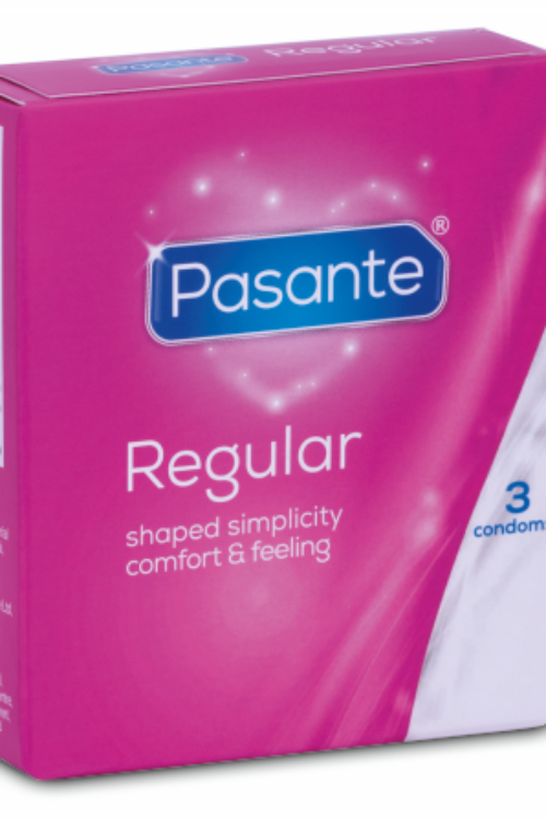 PASANTE – CONDOM GAMA REGULAR 3 UNIDADES