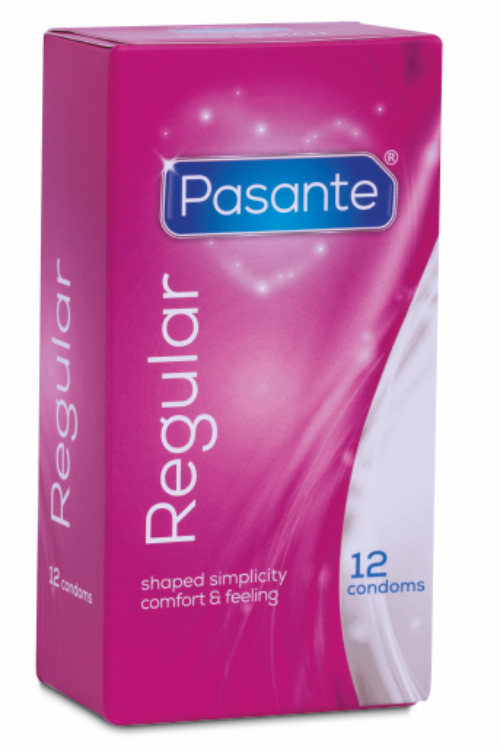 PASANTE – CONDOM GAMA REGULAR 12 UNIDADES