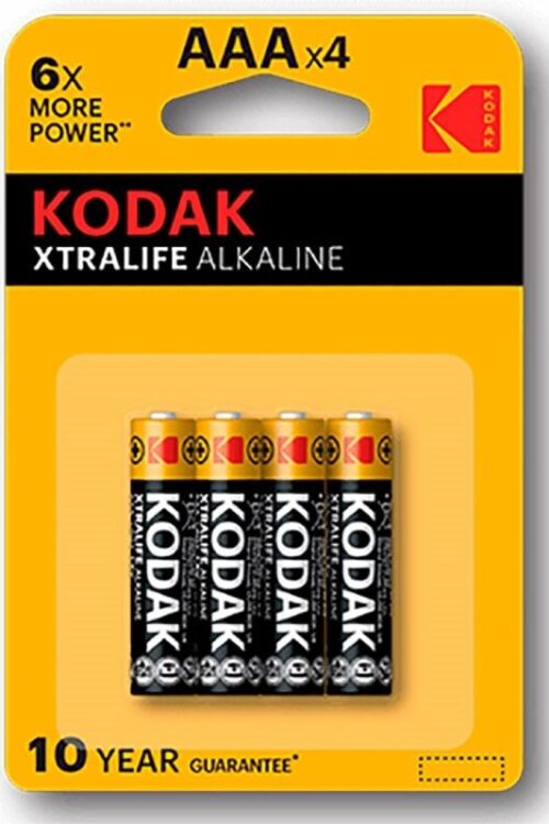 KODAK – XTRALIFE PILA ALCALINA AAA LR03 BLISTER*4