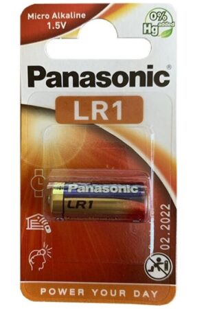 PANASONIC - PILA ALCALINA LR1 1.5V BLISTER 1 UNIDAD