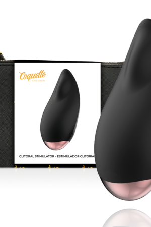 COQUETTE CHIC DESIRE - ESTIMULADOR CLÍTORIS NEGRO / GOLD GOTA