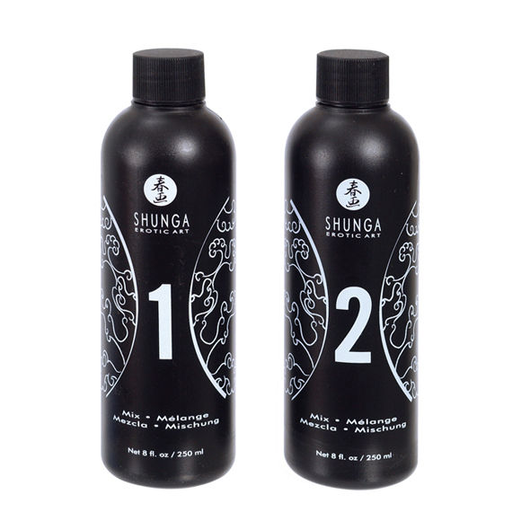 SHUNGA - GEL DE MASAJE ERÓTICO CUERPO A CUERPO ORIENTAL FRESAS Y CAVA - Imagen 2
