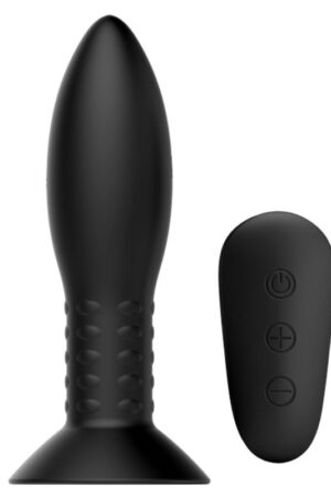 MR PLAY - PLUG CON BOLAS ROTADORAS NEGRO CONTROL REMOTO
