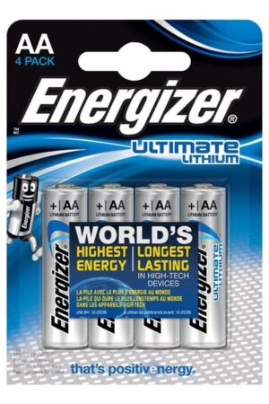 ENERGIZER - ULTIMATE LITHIUM PILA LITIO AA L91 LR6 1,5V BLISTER*4
