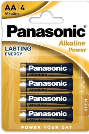 PANASONIC - BRONZE PILA ALCALINA AA LR6 BLISTER*4