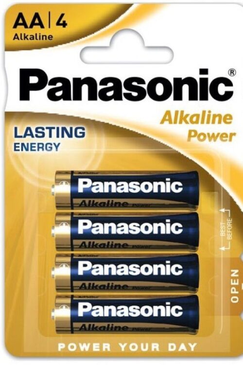 PANASONIC – BRONZE PILA ALCALINA AA LR6 BLISTER*4