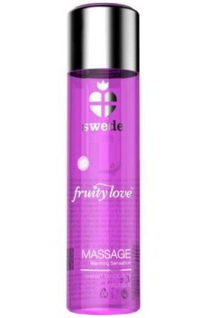 SWEDE - FRUITY LOVE ACEITE EFECTO CALOR FRAMBUESA Y RUIBARBO 60 ML