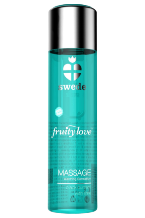 SWEDE – FRUITY LOVE ACEITE EFECTO CALOR GROSELLA NEGRA Y LIMA 120 ML