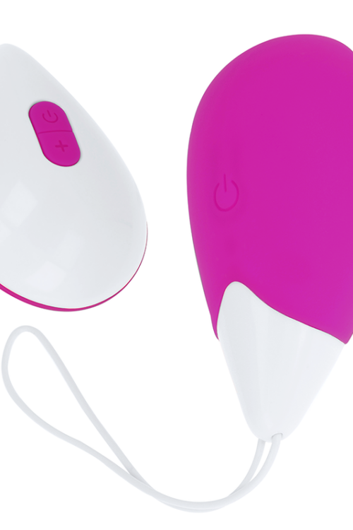 OHMAMA – HUEVO VIBRADOR 10 MODOS LILA Y BLANCO