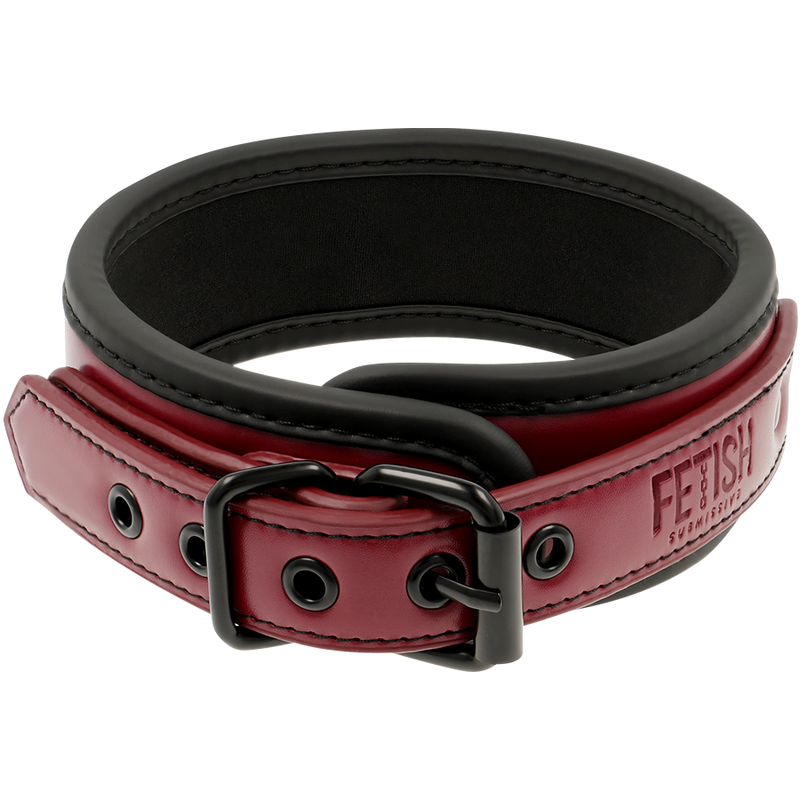 FETISH SUBMISSIVE DARK ROOM - COLLAR CON CADENA CON FORRO DE NEOPRENO - Imagen 7