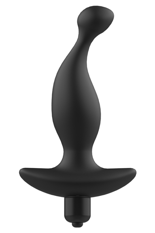 ADDICTED TOYS – MASAJEADOR ANAL CON VIBRACIÓN NEGRO MODELO 1