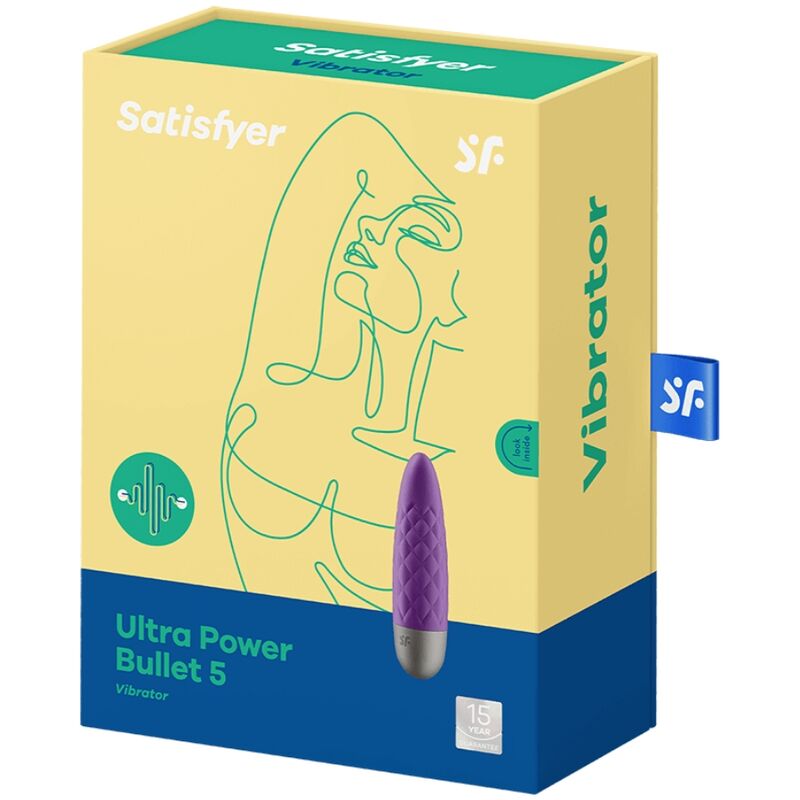 SATISFYER - ULTRA POWER BULLET 5 BALA VIBRADORA VIOLETA - Imagen 4