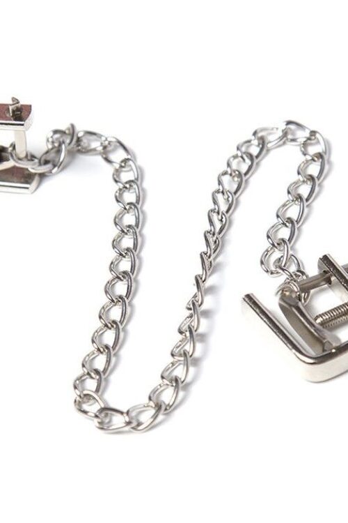 OHMAMA FETISH – PINZAS METALICAS TORNILLO CON CADENA