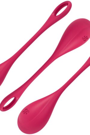 SATISFYER - YONI POWER 1 KIT DE ENTRENAMIENTO ROJO
